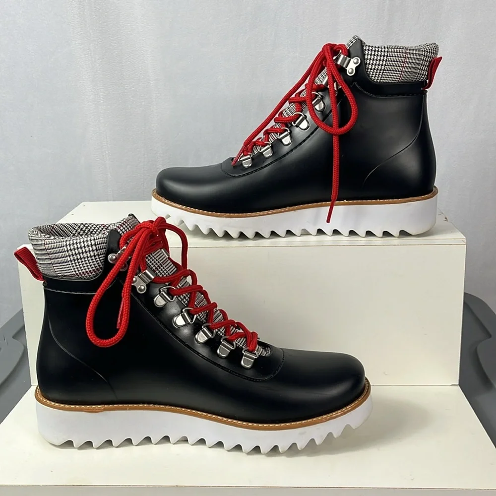 Anthropologie Bernardo‎ Winnie High-Top Hiker Rain-Boot.